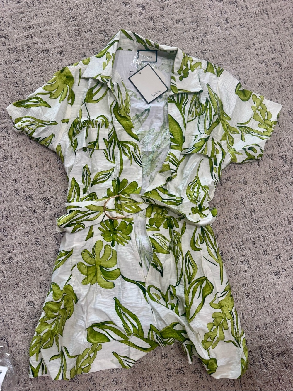 NWT tropical romper